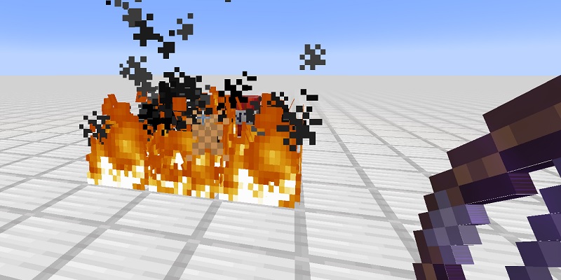 マイクラ　火の矢でTNTを起動させる