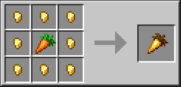 金のニンジンのクラフト