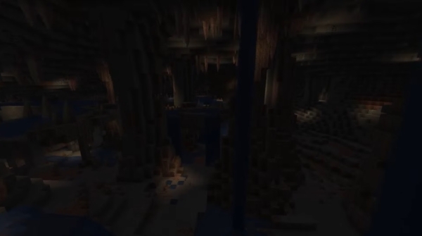 マイクラ　洞窟と崖アップデート2洞窟2