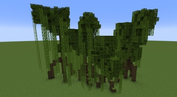 マイクラ　複数のマングローブの木