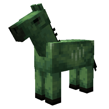 【マイクラ】ゾンビホースの見つけ方や手懐け方など