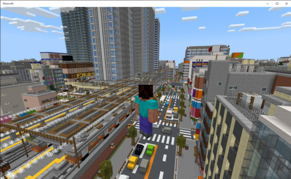 マイクラ　配布ワールド「現代都市Ver1.0」