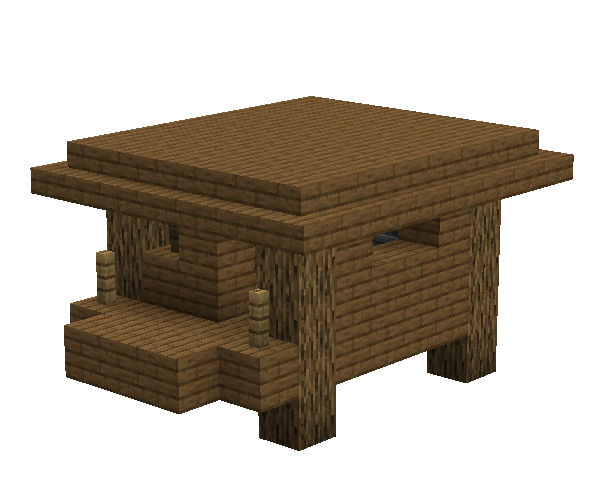 【マイクラ】ウィッチの小屋の見つかる場所や置かれているブロック