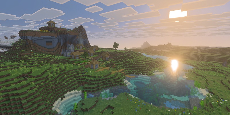 マイクラ Vibrant Visuals 反射のみ低