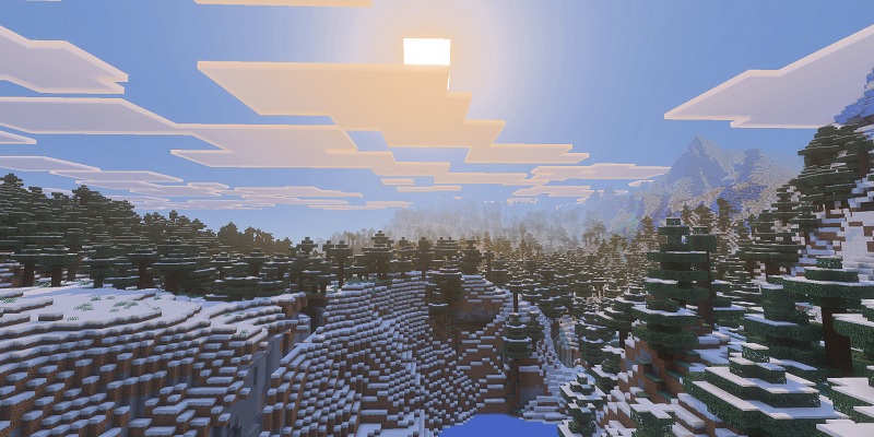 マイクラ　Vibrant Visualsの景色2