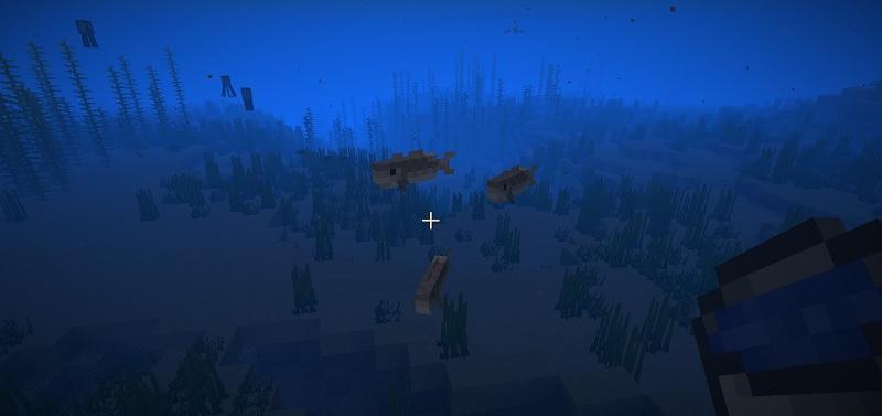 マイクラ　水入りバケツをタラに使用する