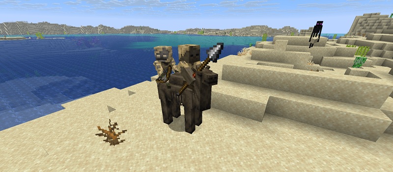 昼の砂漠のラクダハスク