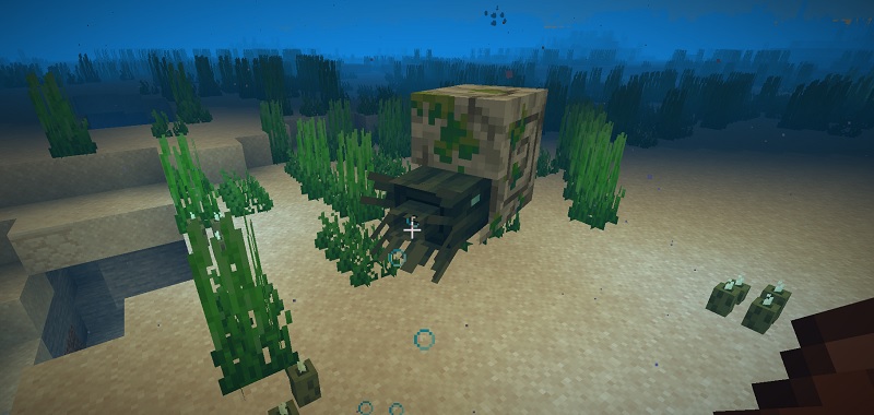 ゾンビオウムガイに鞍を装備させる