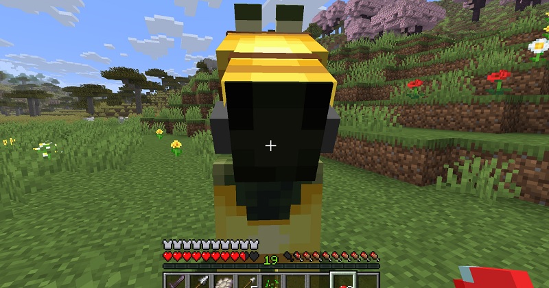 ゾンビホースに赤色のキノコを与える