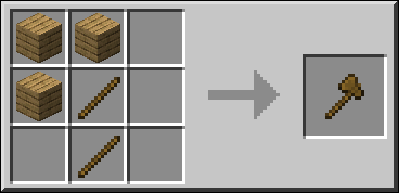 各種斧のクラフト